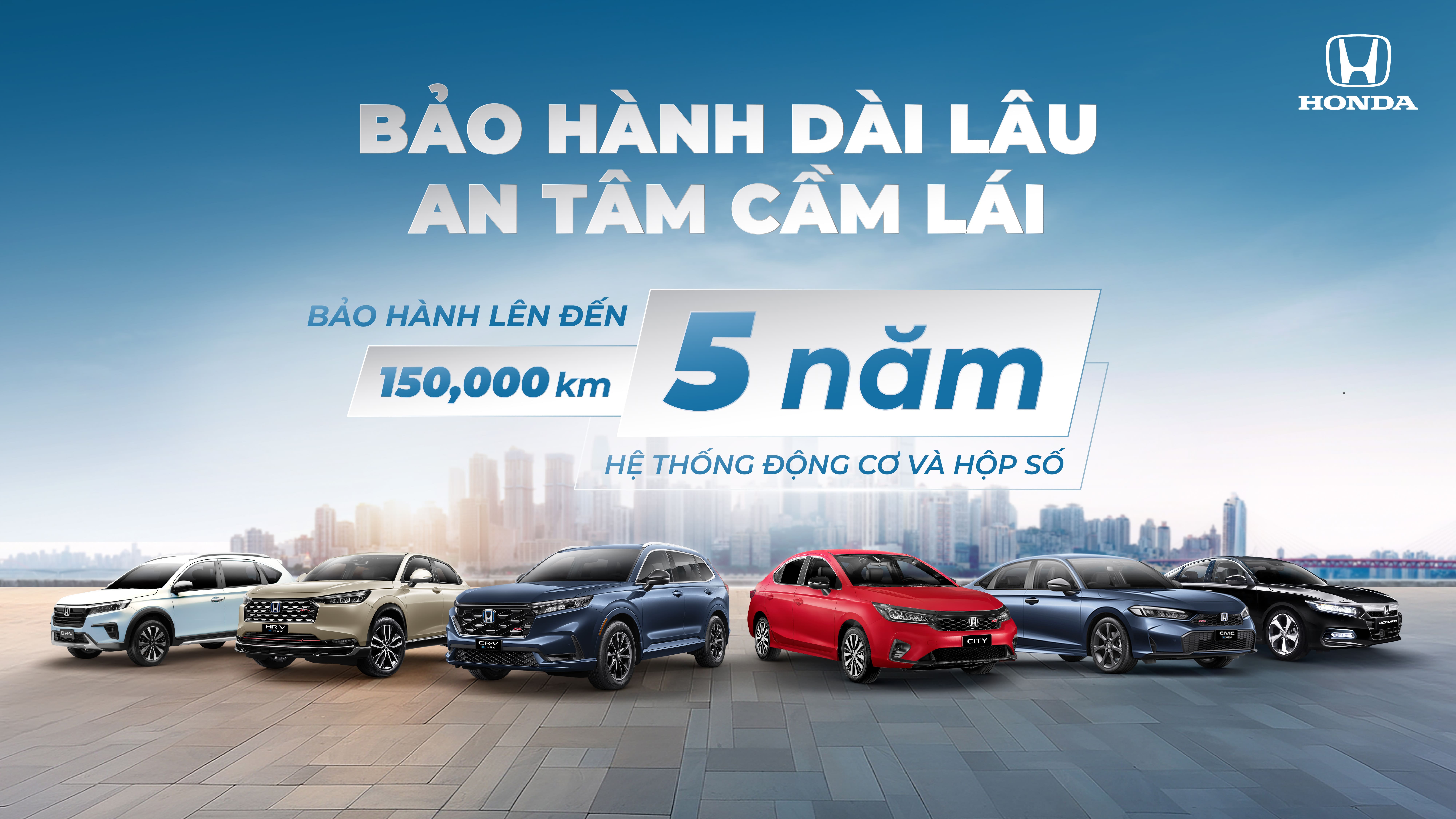 XE ÔTÔ HONDA ĐÃ ĐƯỢC BẢO HÀNH LÊN ĐẾN 5 NĂM?